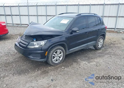 2015 Volkswagen Tiguan S z USA, uszkodzony, nr VIN WVGAV7AX9FW614251